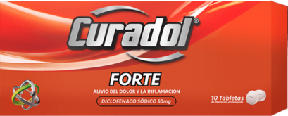 curadol, dolor e inflamación, dolor de articular, dolor reumático, dolor dental, dolor menstrual, golpes y torceduras